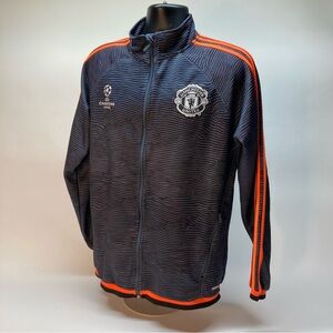 Adidas Manchester United UCL UEFA Champions League Warmup Jacket Large